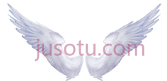 白色天使翅膀PNG