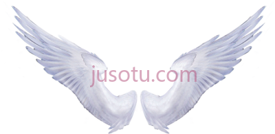 白色天使翅膀,white angel wings PNG