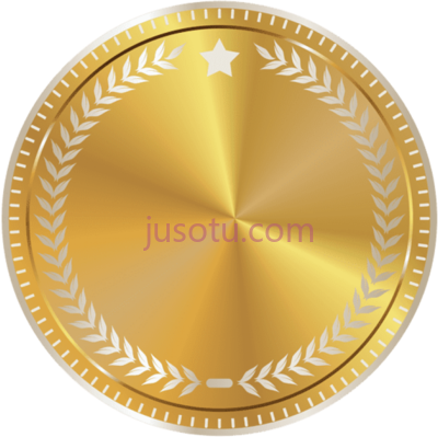 金印徽章装饰,gold seal badge decoration PNG