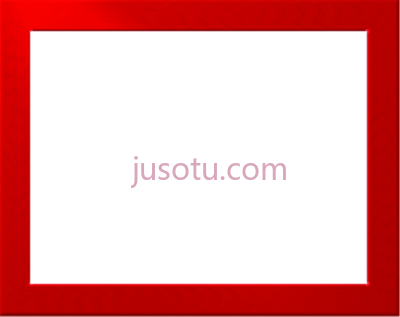 红色边框,red border frame PNG