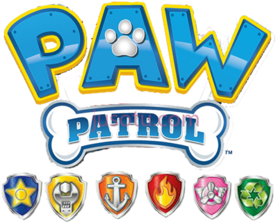 汪汪队立大功,logo paw patrol patrulla canina de PNG