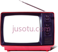 复古电视PNG