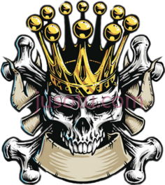 颅骨,skull king PNG