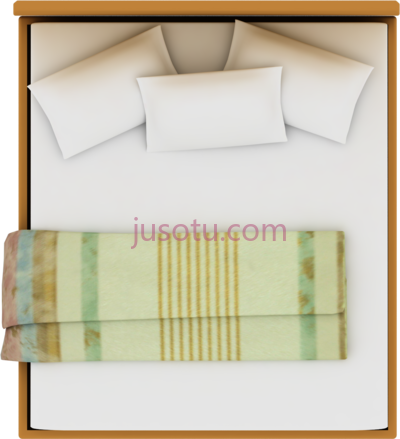 双人床,cama doble PNG