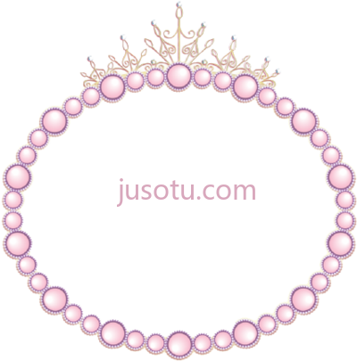 圆圈,19 pearls black and white cute huge PNG