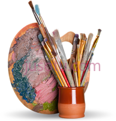 画笔调色板,art brush PNG