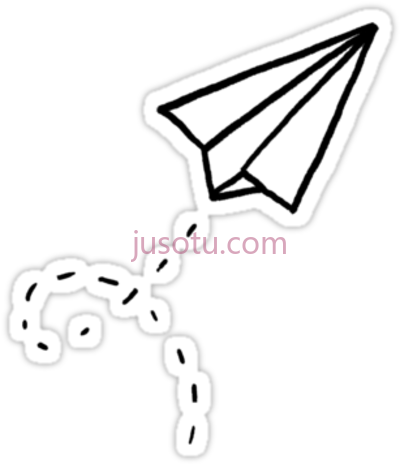纸飞机,paper plane by leah flores PNG