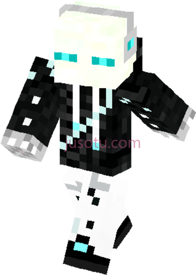 我的世界,minecraft enderman skin white PNG