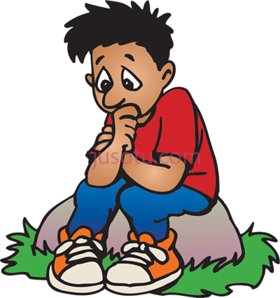 悲伤男孩,sad cartoon boy PNG