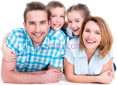 幸福家庭,happy family getting payday loan PNG