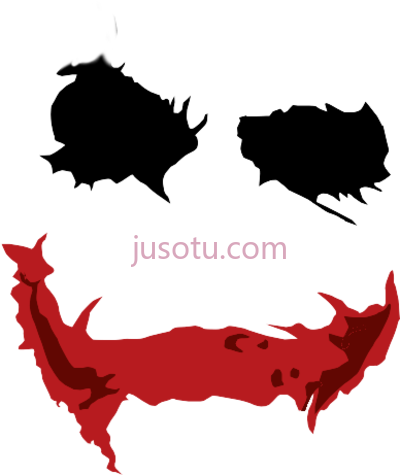 小丑脸,joker face library PNG