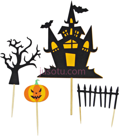 鬼屋蛋糕,topo bolo casa mal assombrada PNG