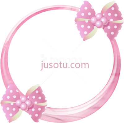 粉红色圆框,round frame circle pink PNG