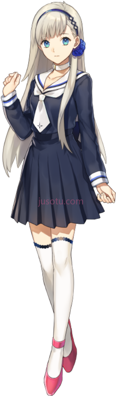 少女,anime girl school uniform PNG