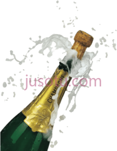 香槟瓶PNG