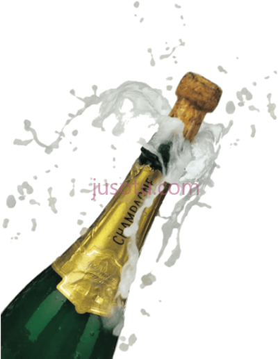 香槟瓶,champagne popping bottle PNG