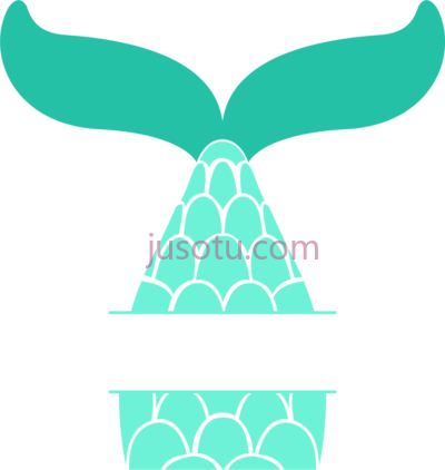 美人鱼尾巴,mermaid tail PNG
