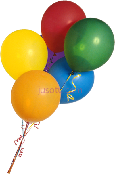 彩色气球束,colorful balloon bunch u200b PNG