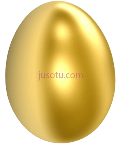复活节金蛋,gold egg easter PNG