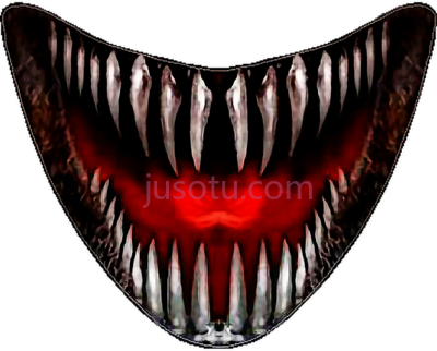 牙齿嘴唇怪物,teeth mouth lips scary monster halloween blade PNG