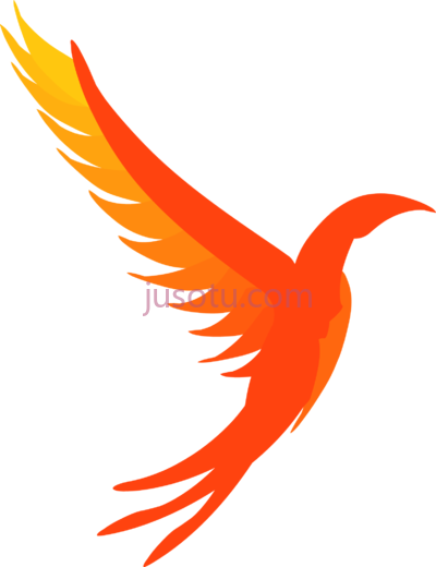 凤凰鸟,phoenix logo bird PNG