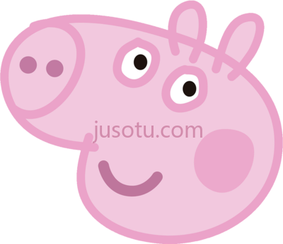 小猪佩奇,peppa pig 05 face PNG