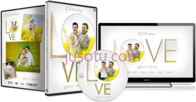 婚礼光盘封面,wedding dvd cover 049 PNG