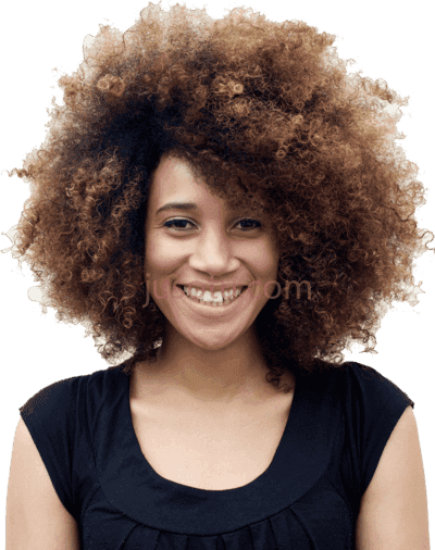 非洲妇女,afro woman PNG
