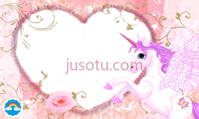 独角兽,unicorn frame PNG