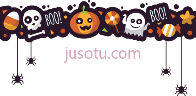 万圣节,halloween border PNG