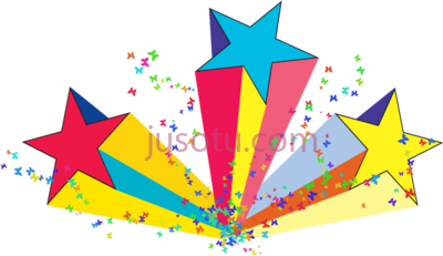 流星五彩缤纷,80s shooting stars colorful PNG