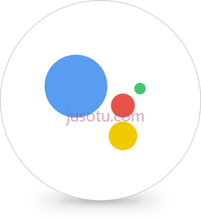 谷歌智能标志,google assistant logo circle PNG