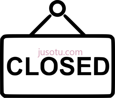 关闭标志,closed sign icon PNG