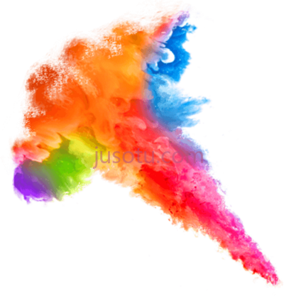 水彩色彩泼洒,watercolor colorsplash colorful ink rainbow starlight PNG