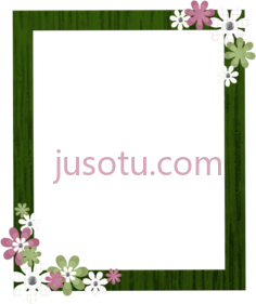 绿色边框,borders and frames PNG