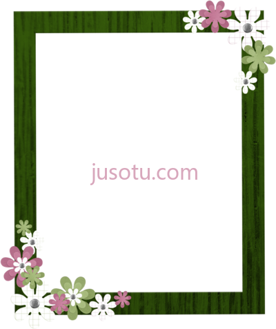 绿色边框,green border frame PNG