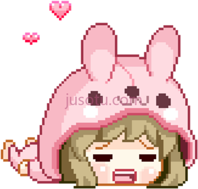 可爱兔子,cute anime bunny gif PNG