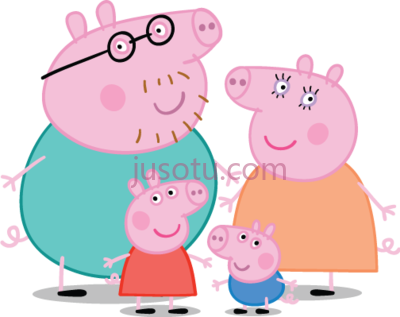 小猪佩奇,peppa pig personajes PNG