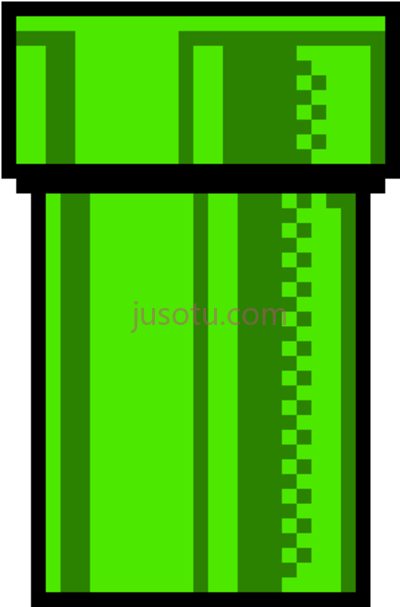 马里奥,8 bit mario pipe PNG
