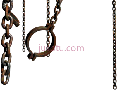 生锈铁链,animated chain d cgtrader PNG