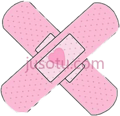 粉红色创可贴PNG