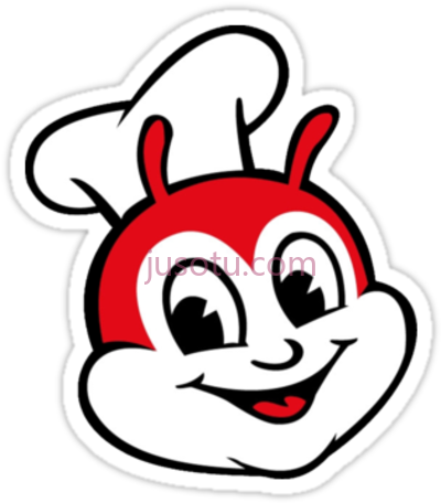 徽标,just jontron jollibee logo PNG