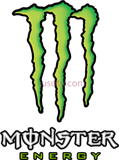 怪物高能饮料,monster energy logo vertical vettoriale PNG