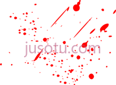 红色油漆飞溅PNG