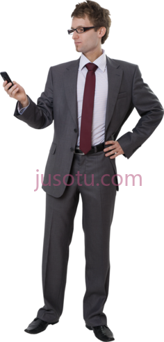 商务人士步行PNG