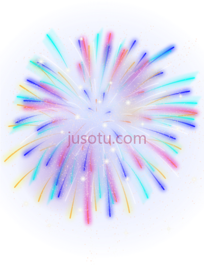 五颜六色焰火,fireworks colorful floral sparkle PNG