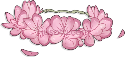 花冠,flower crown library PNG