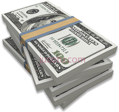 现金,cash stacks PNG