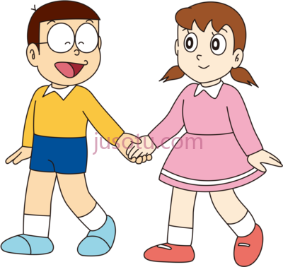 哆啦A梦,shizuka and nobita PNG