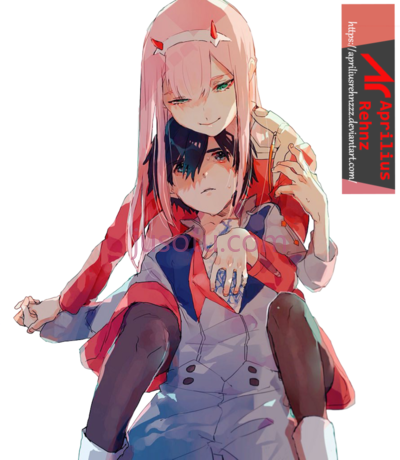 搭档杀手,hiro x zero two PNG